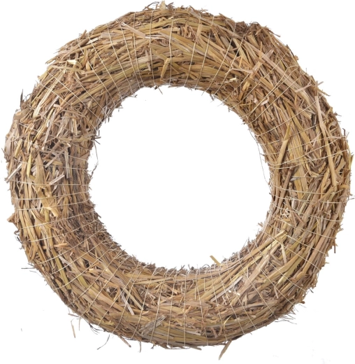 Coroniță din paie 40 cm – bază naturală pentru decorațiuni