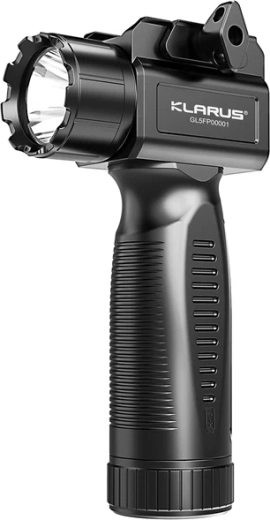 Lanternă tactică pentru armă KLARUS GL5 1350 lm cu mâner și montare pe șină