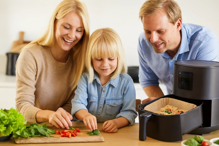 Friteuză curată fără frecare