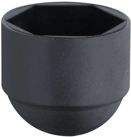 Capac de protecție tip pălărie pentru șuruburi și piulițe M8/13, negru, 100 buc