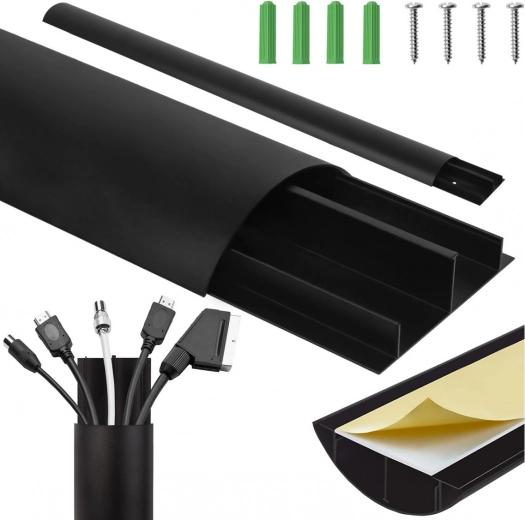 Șină de mascare din aluminiu negru