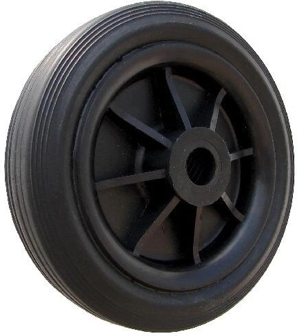 Roată de schimb din plastic 160 mm cu lagăr de alunecare