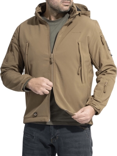 Jachetă tactică softshell pentru bărbați Pentagon Artaxes, neagră, XL
