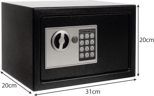 Volum XL compact pentru obiecte de valoare și documente A5