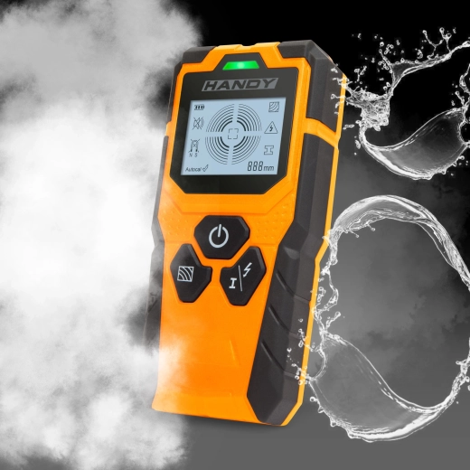 Detector digital multifuncțional pentru metale, lemn și cabluri electrice până la 10 cm