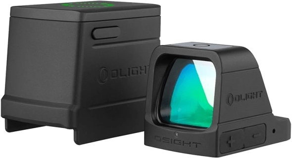 Olight Osight GN colimator verde cu capac de încărcare