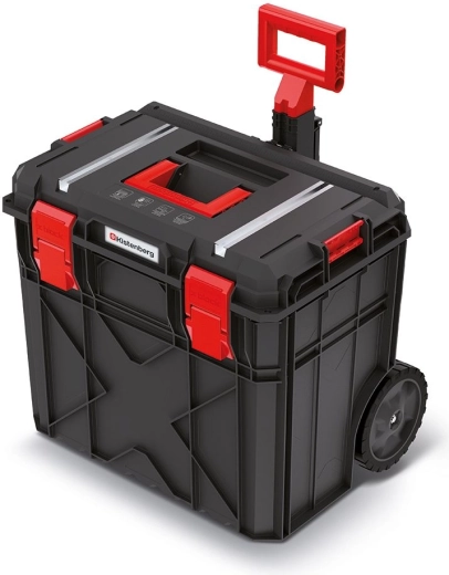 Troler pentru unelte X-Block Tech, negru, 546 × 380 × 510 mm