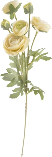 Pryskyřník artificial alb 66 cm