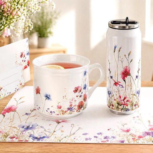 Motiv floral decorativ și dimensiune practică