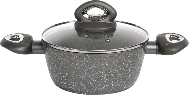 Oală Valdinox Rock cu capac 18 cm, 1,7 l