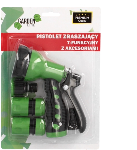 Pulverizator de grădină cu 7 funcții, cu accesorii