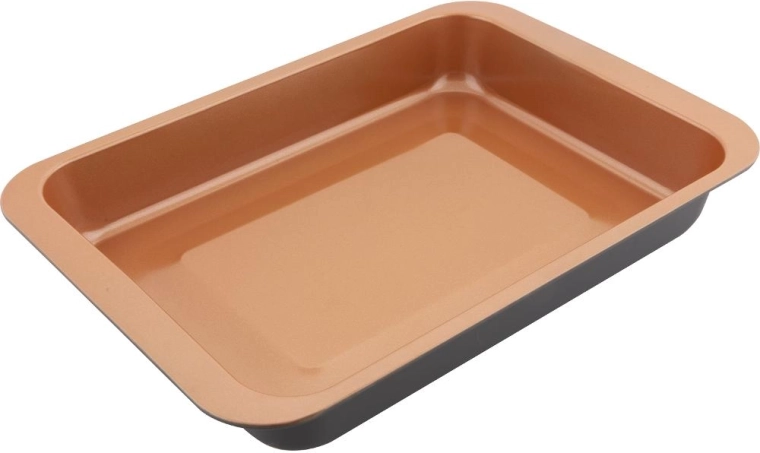 Tavă de copt din cupru Lamart 42 × 29 × 5 cm