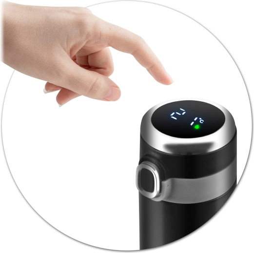 Termometru tactil în capac