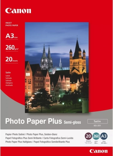 Hârtie Canon SG-201 semilucioasă Photo Paper Plus A3