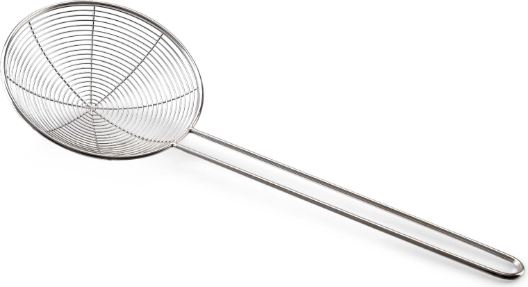 Strecurătoare din inox cu mâner 14 cm