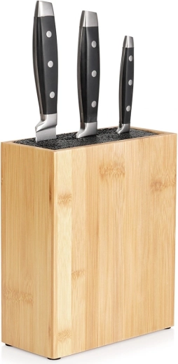 Bloc din bambus pentru cuțite 19,5 × 9 × 23 cm