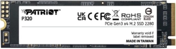 SSD 512 GB PATRIOT P320 PCIe M.2 NVMe Gen3 x4