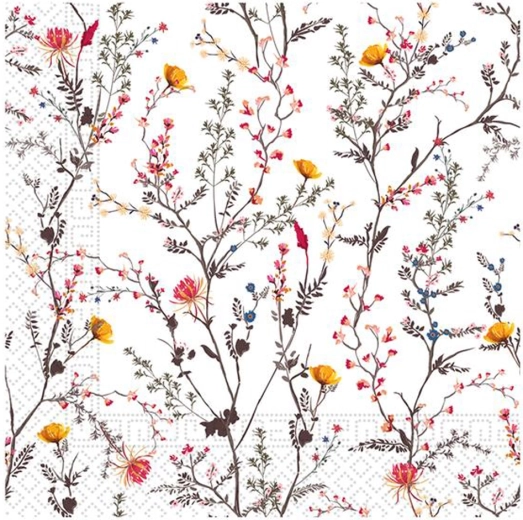 Șervețele 3 straturi Flori de toamnă 33 × 33 cm