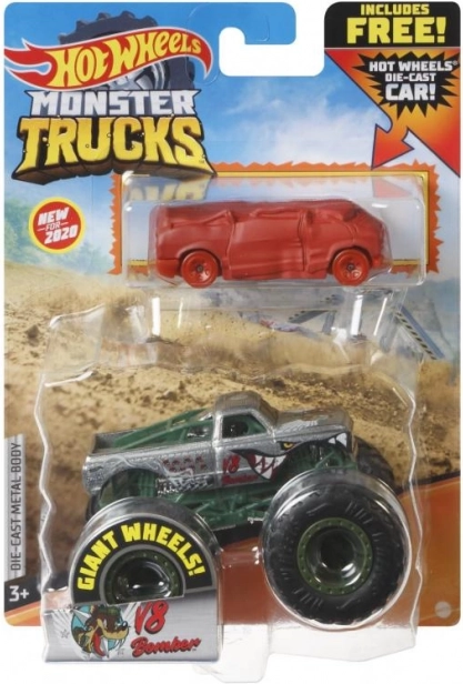 Hot Wheels Monster Trucks 1:64 cu mașinuță – Skeleton