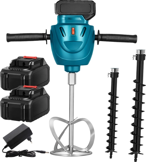 Universal 2 în 1: malaxor și burghiu de sol