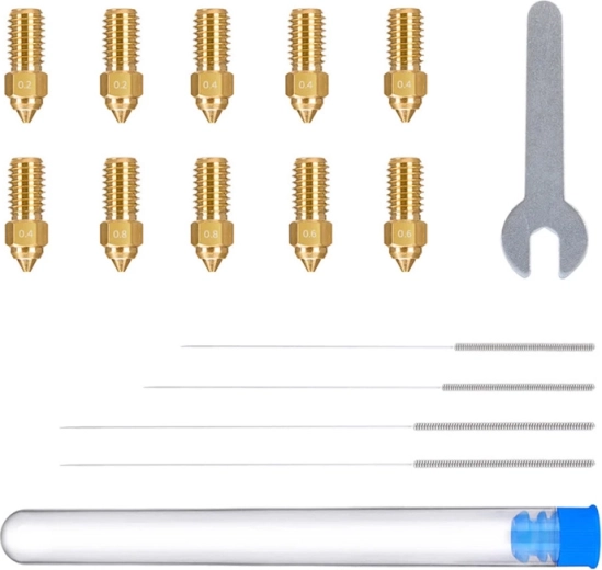 Set de duze din alamă pentru imprimanta 3D Elegoo Neptune 4 și 4 Pro (10 buc.)