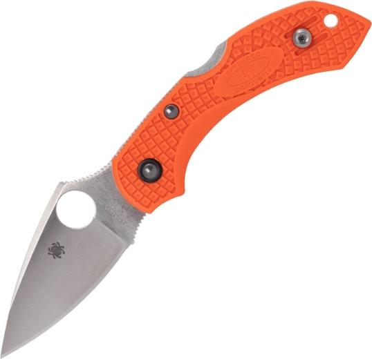Cuțit de buzunar Spyderco Dragonfly 2 Lightweight portocaliu, VG-10, 5,7 cm