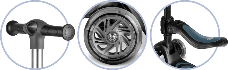 Crește odată cu copilul: ghidon și șezut reglabile pe înălțime