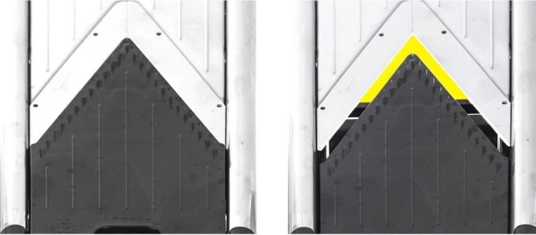 Reglaj precis al grosimii 1–6 mm