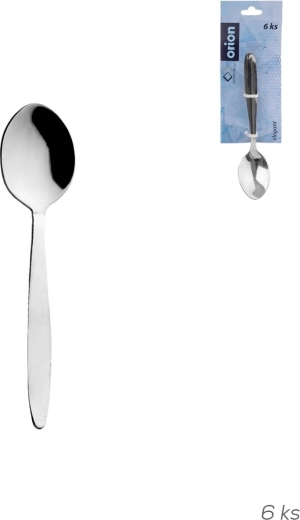 Linguriță de cafea din oțel inoxidabil Elegant 6 buc