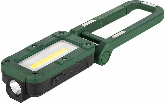 Două surse de lumină: COB pentru suprafețe și LED punctual