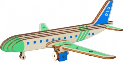 Puzzle 3D din lemn Avion de transport