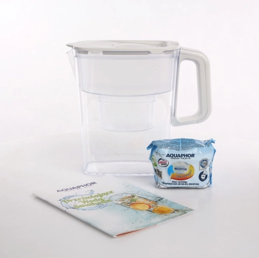 Cană filtrantă compactă 2,4 l cu cartuș B100-25, albă