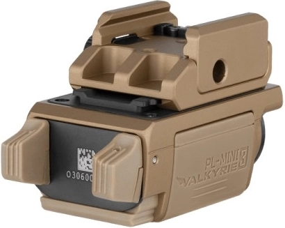 Lumină tactică pentru pistol OLIGHT PL‑Mini 3 Valkyrie Desert Tan, 600 lm, reîncărcabilă