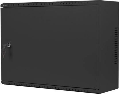 Dulap rack de perete 19 inci 4U+3U 540x200 profil redus negru