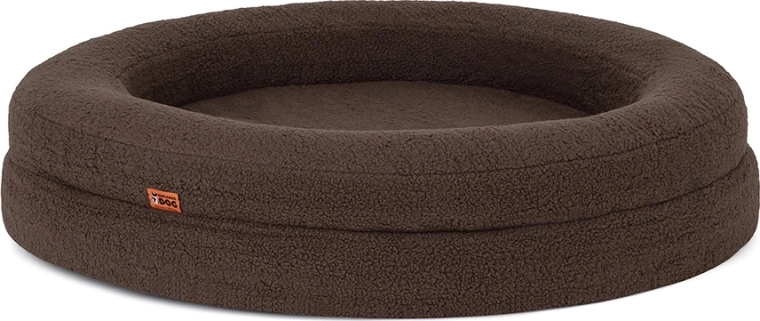 Culcuș ortopedic pentru câini Explorer Dog Dognut M/L 100 cm espresso brown