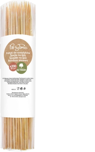 Bețe de bambus pentru frigărui 20 cm ARPEX (200 buc)