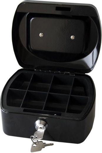 Casetă de bani portabilă 152 × 118 × 80 mm