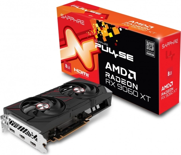 Placă grafică Sapphire Pulse Radeon RX 9060 XT 8GB