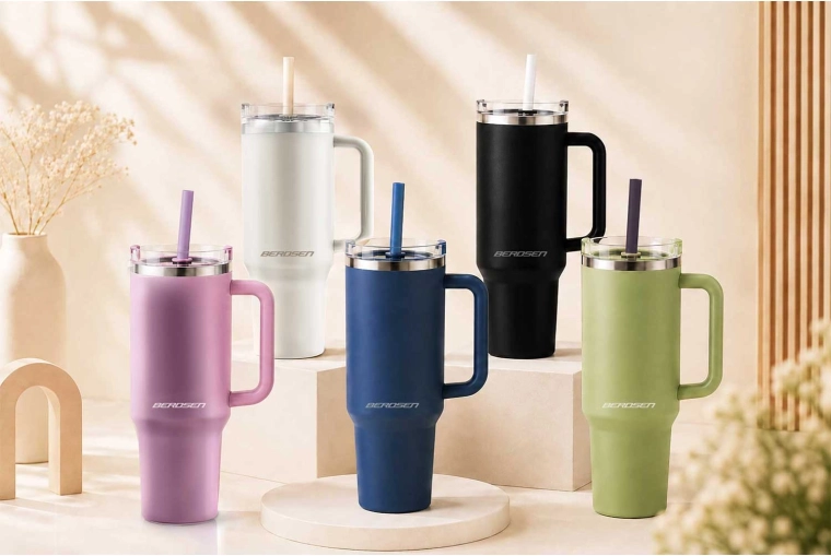 Set colorat pentru cana Berdsen