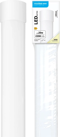 Modee Batten LED corp de iluminat 20 W, 600 mm, 2200 lm, alb neutru, IP20