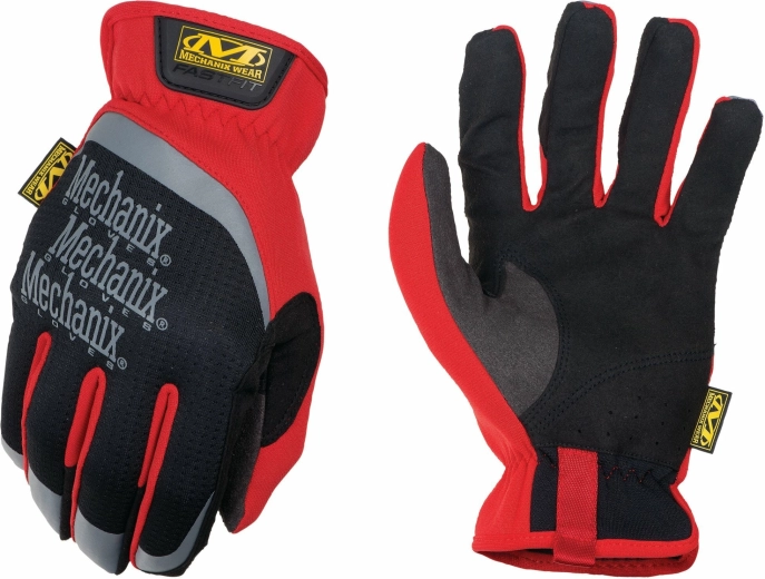 Mănuși de lucru Mechanix FastFit Red XXL negru‑roșu