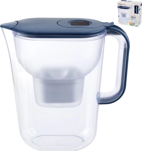 Cană filtrantă UH Carbo 3 l albastră + filtru