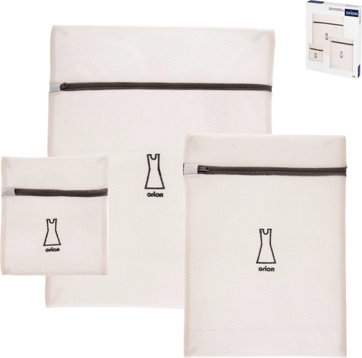 Set de 3 săculeți din plasă pentru spălarea rufelor delicate