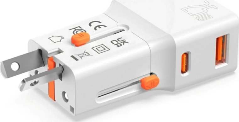 Încărcare rapidă 25 W cu USB‑C PD și USB‑A QC