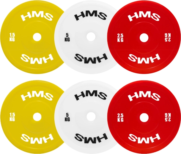 Set de discuri tehnice HMS TPP 2 × 1,5–5 kg