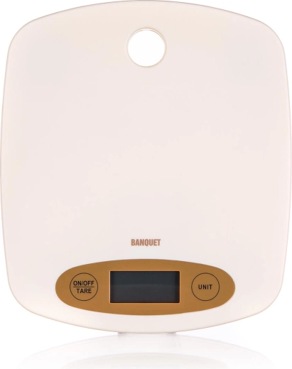 Cântar de bucătărie digital BANQUET Culinaria Cream 5 kg