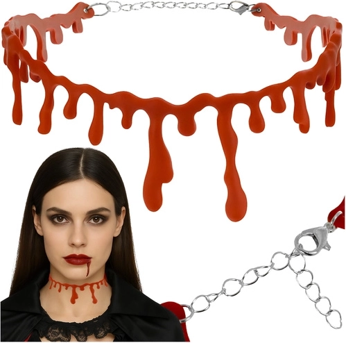 Ruhhy colier choker sângeriu pentru Halloween - 1 bucată