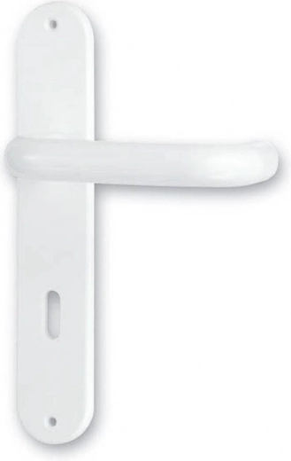 Clanță de ușă STANDARD 72 plastic alb