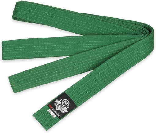 Centură verde pentru kimono DBX Bushido OBI – 260 cm
