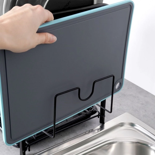 Suport pentru tocător și coș pentru tacâmuri